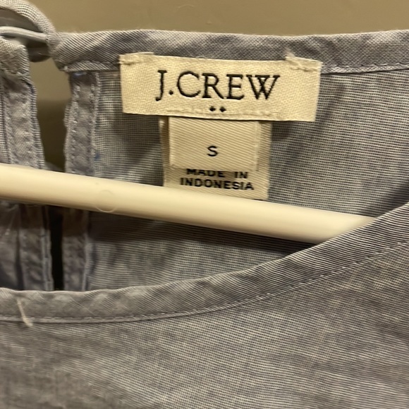 J Crew 3/4 Tie- Sleeve Blouse - Picture 3 of 4